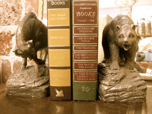 Bear and Bull Bookends