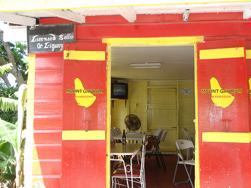 Mt. Gay Rum Bar in Barbados