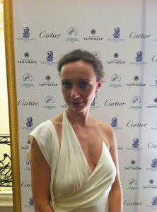 Aleksandra Efimova at Children's Hospital gala