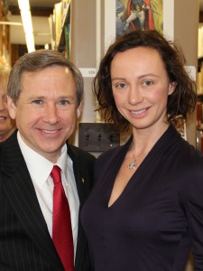 Senator Mark Kirk and Aleksandra Efimova