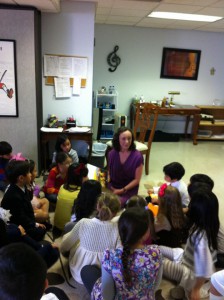 Reading at the Betty Haag Music Academy