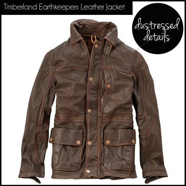 timberland tenon leather jacket