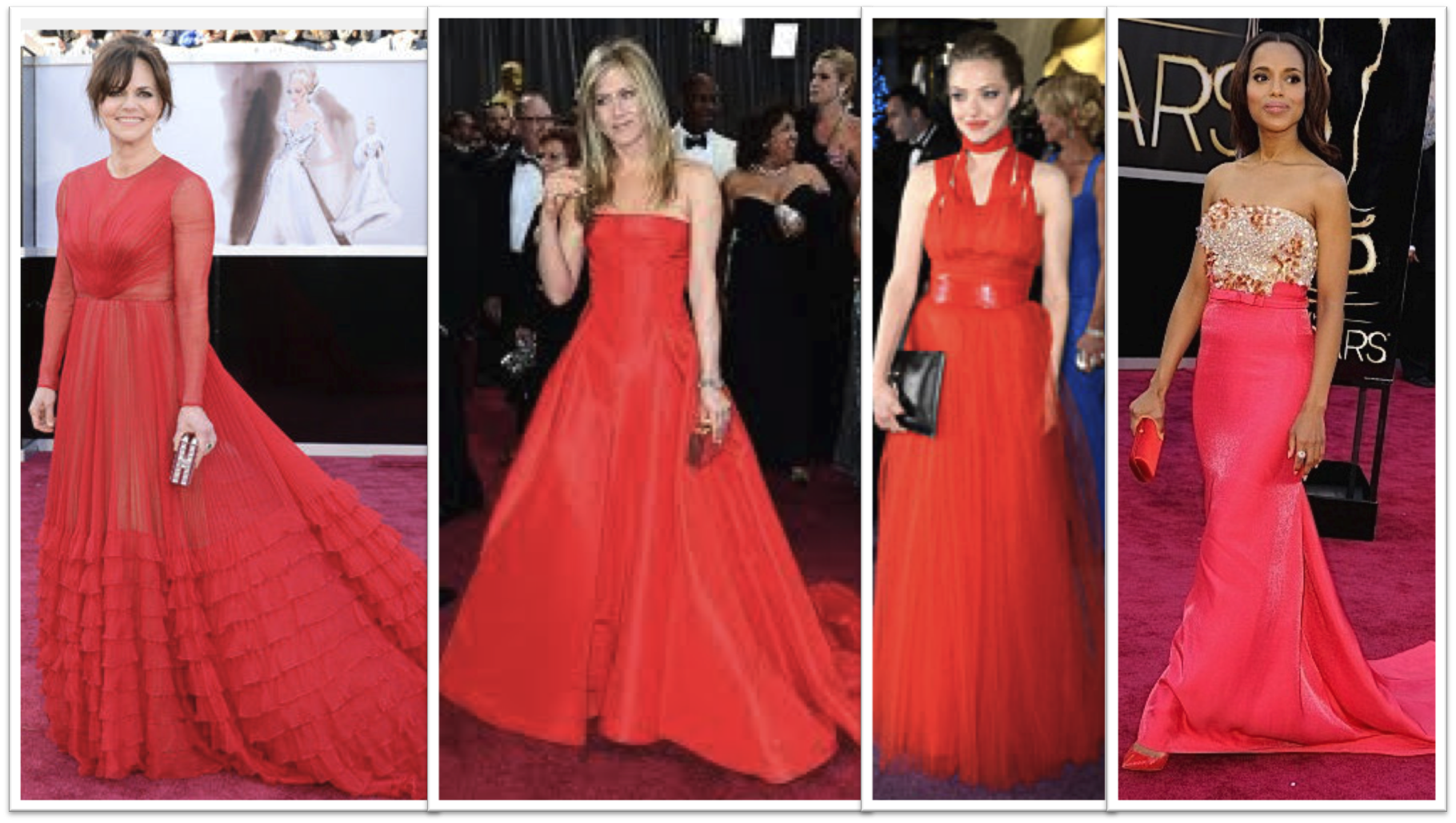 Red Dresses Oscars 2013