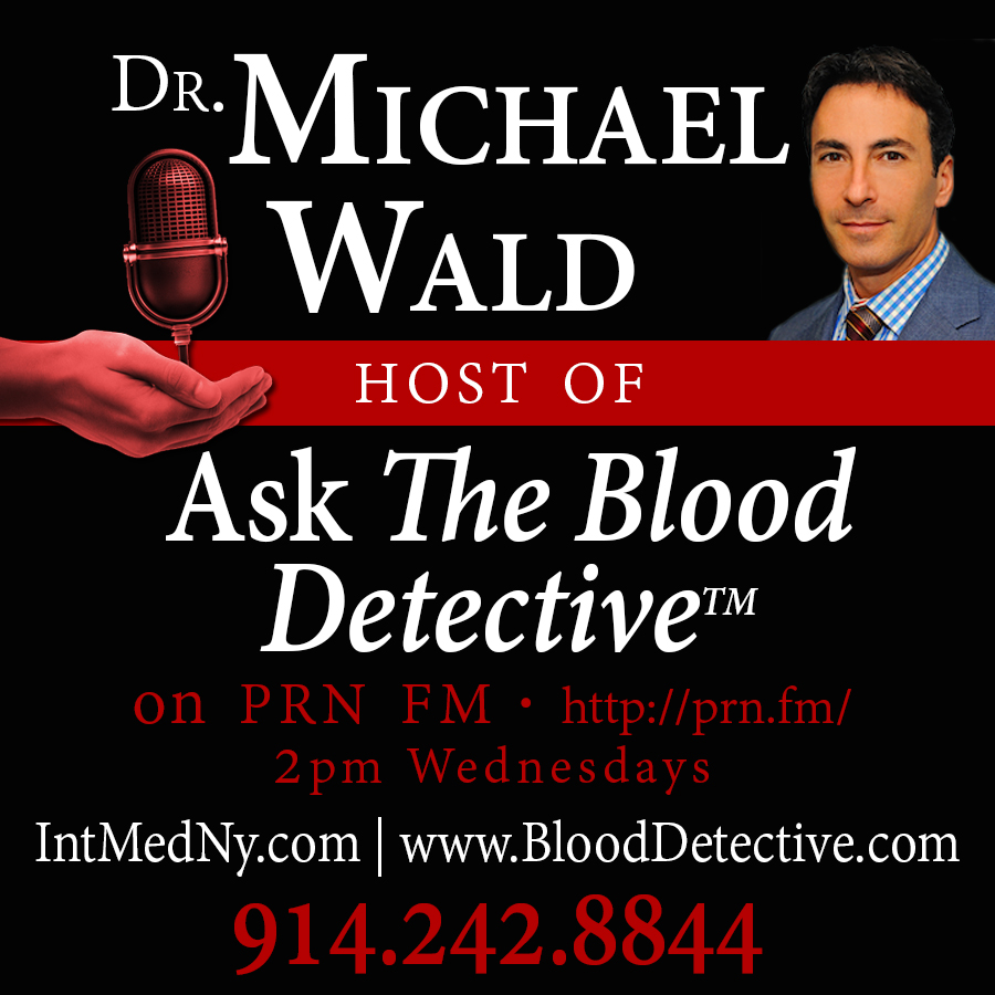 PRN radio show Dr. Michael Wald - the Blood Detective