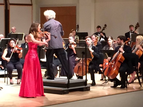 MSMF Concerto Competition Winner Shannon Fitzhenry playing the Sibelius Violin Concerto. 