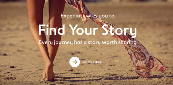 expedia find yours facebook story app