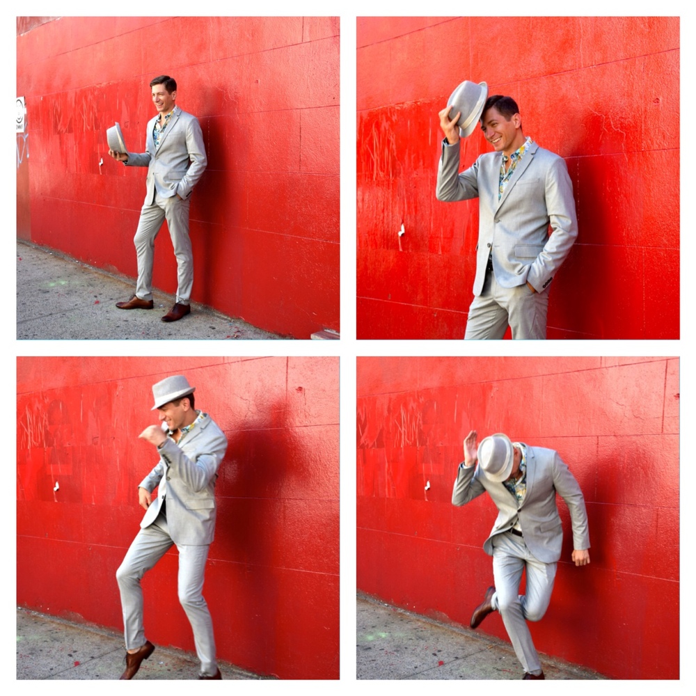 Oh yeah, did I mention we had fun on this photo shoot. The boy can dance! 