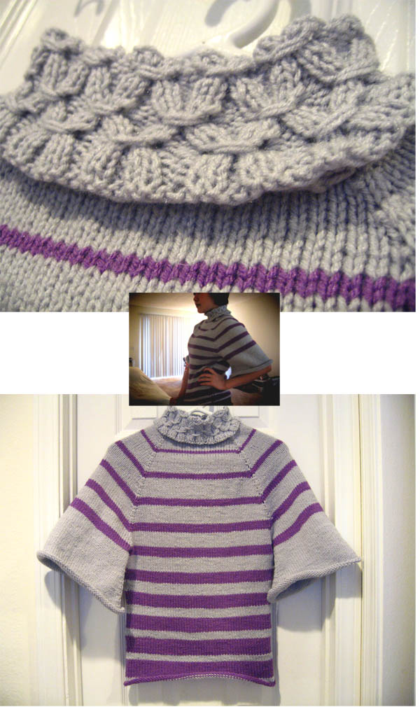 Gray Raglan Sweater