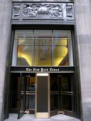 450px The new york times building in new york city