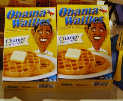 Obama waffles