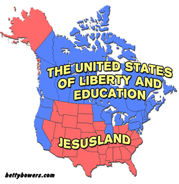 map jesusland liberty