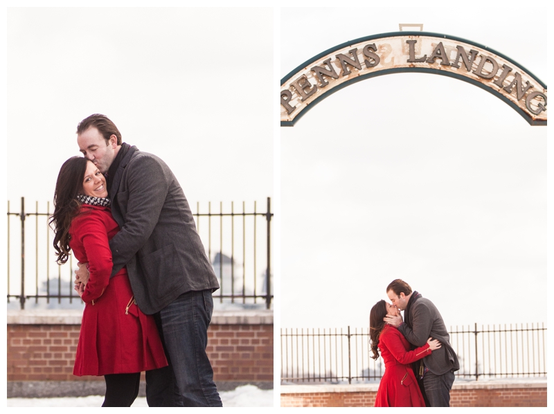 Styled Pink Penns Landing Engagement