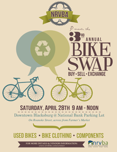 Poster for NRVBA Bike Swap