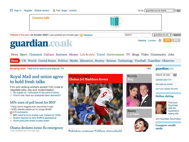 Guardian Home Page