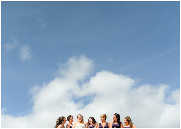columbia edgewater portland bridal party picture