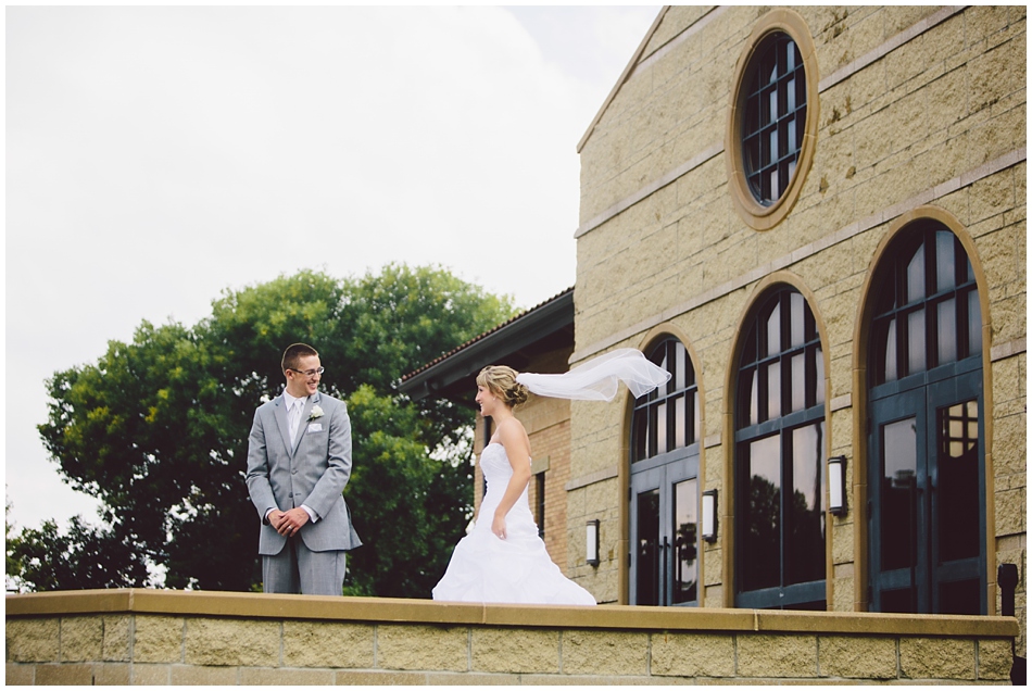 First look at St. John Vianney, Omaha, Nebraska wedding photography
