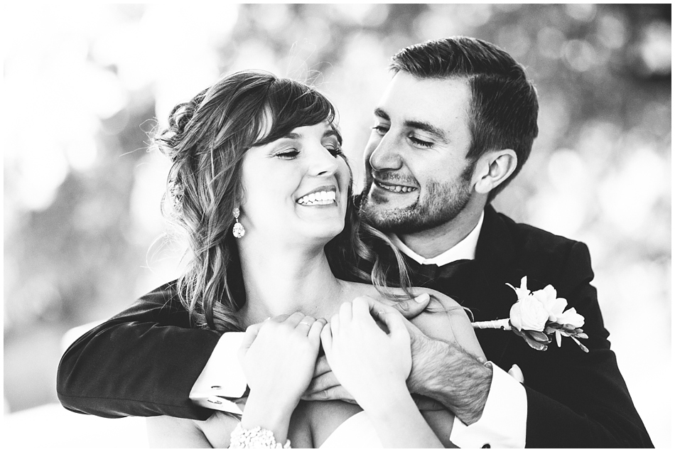 Omaha wedding photography, Amanda Kohler Photography, groom and bride in black and white