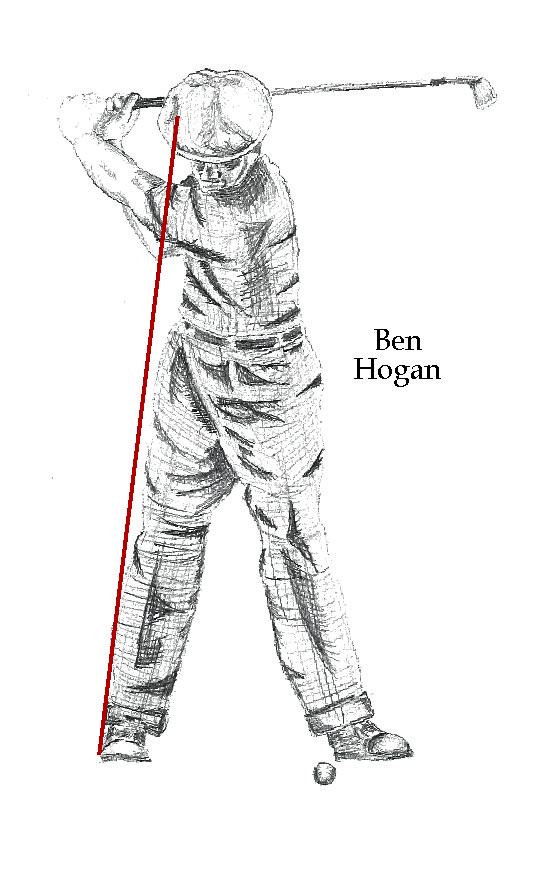 Ben Hogan Approaching the Top