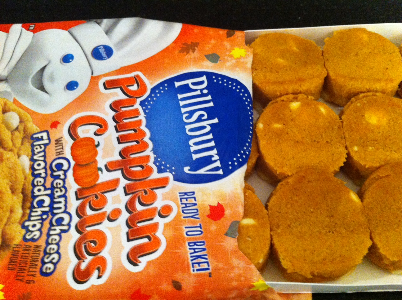 Pillsbury Pumpkin Cookies With Cream Cheese Chips — Bridey O'Leary