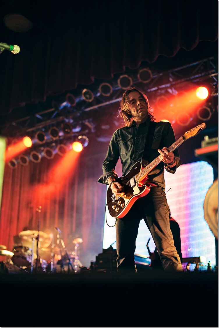Switchfoot's guitar player Drew Shirley with Elliott Guitars Revival Photography