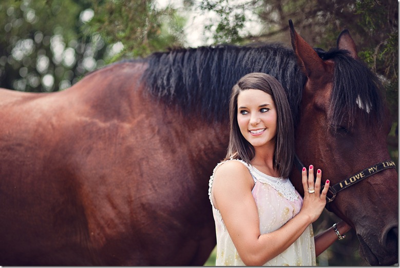 Horses and newspaper dress photos by Revival Photography