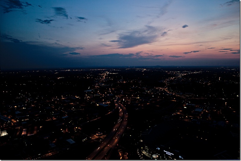 On top of the Duke Energy Building in Charlotte, NC Revival Photography