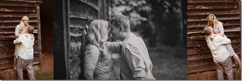 1950's style engagement session photos by Revival Photography Jason and Heather Barr Davidson North Carolina
