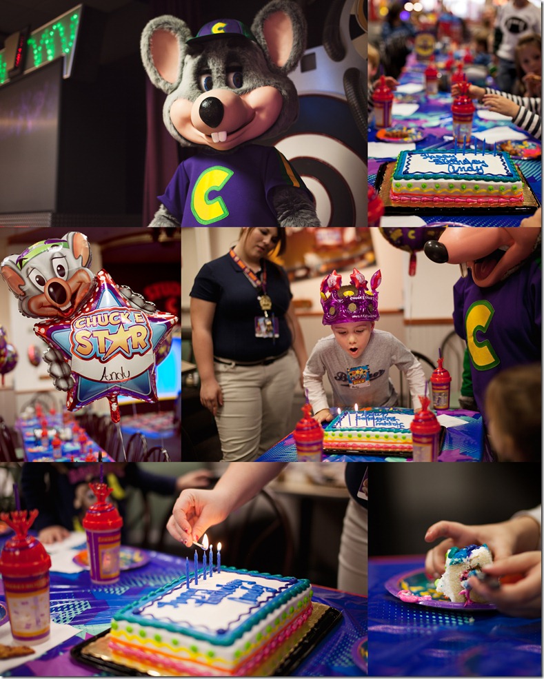 Birthday party at Chuck E Cheese Photography by Revival Photography Hickory NC