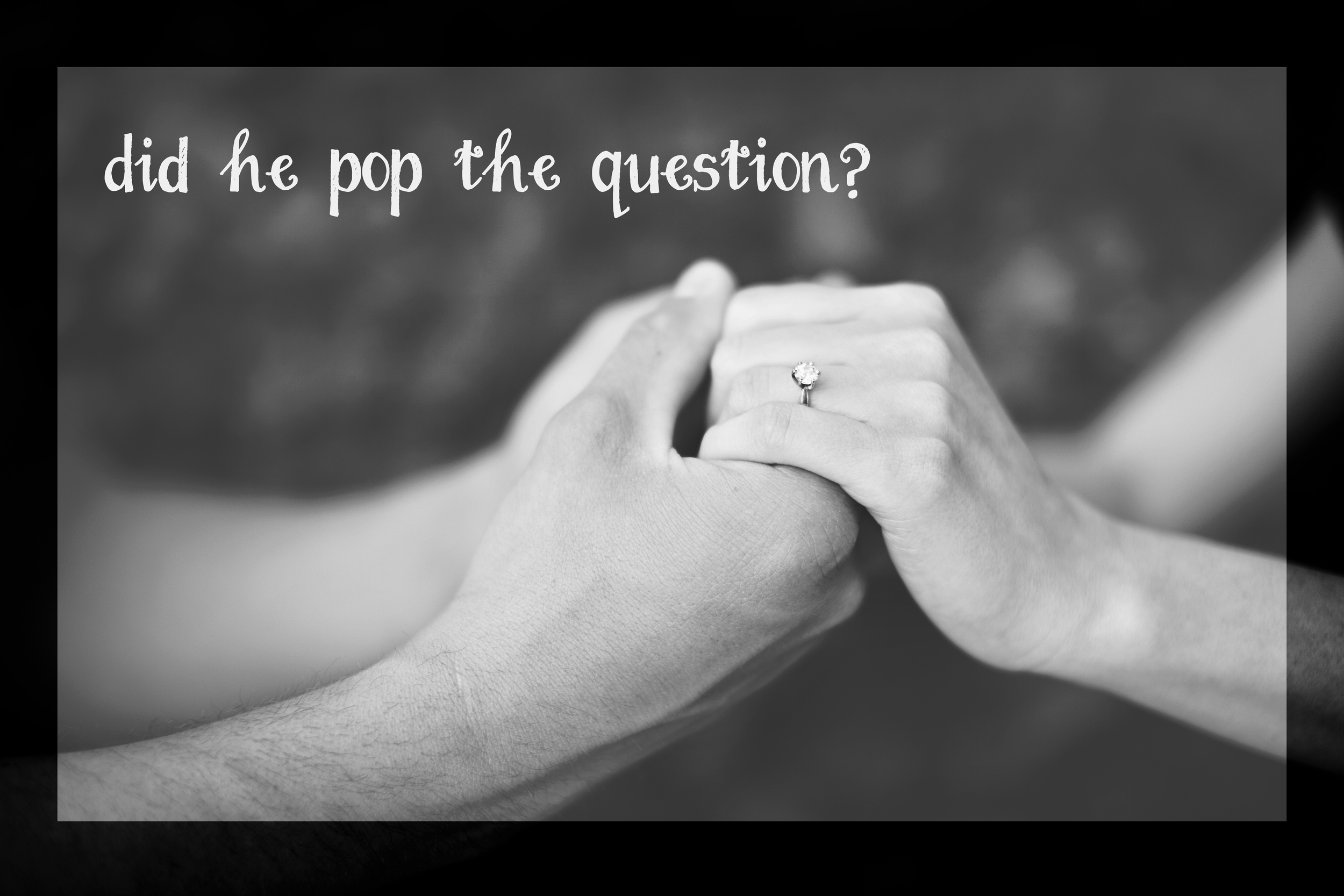 Did he pop the question Giveaway by Revival Photography 2013 Win a $100 Gift Card from Revival Photography