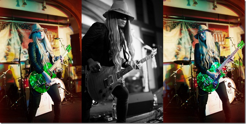 Photos by Revival Photography - Orianthi playing Duesenberg Guitars