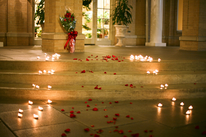 Candles and Roses
