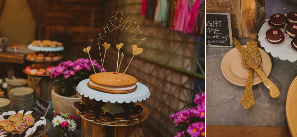 Wedding reception at Terrain at Styers, Glen Mills PA, Decorations: Love Lou Collective, Desserts: Coco Love Homemade, Philadelphia Wedding Photographers With Love & Embers