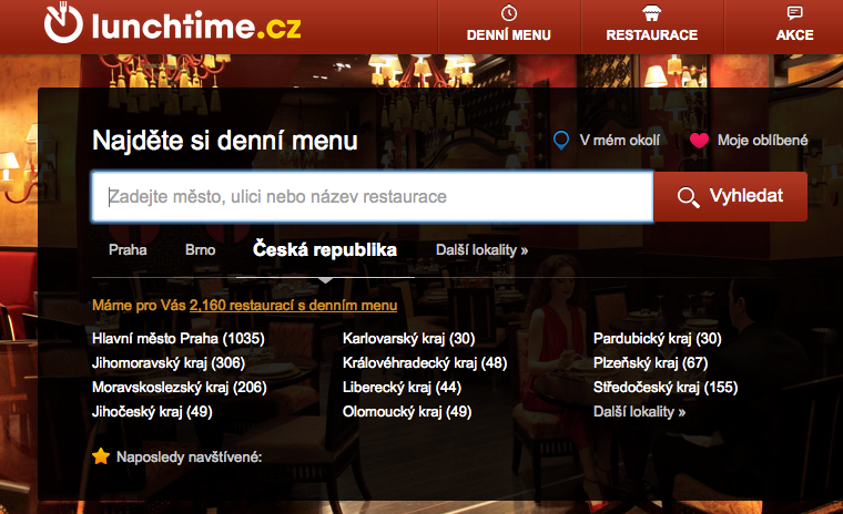 Lunchtime,cz, one of two recent acquisitions by Zomato