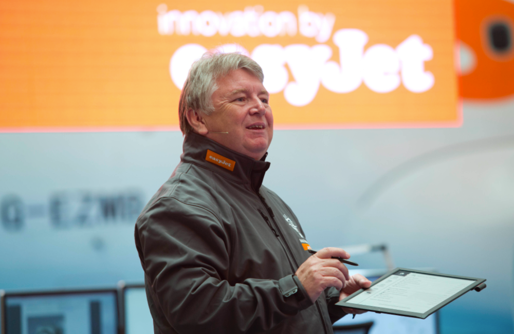 Picture taken at easyJet's innovation day 