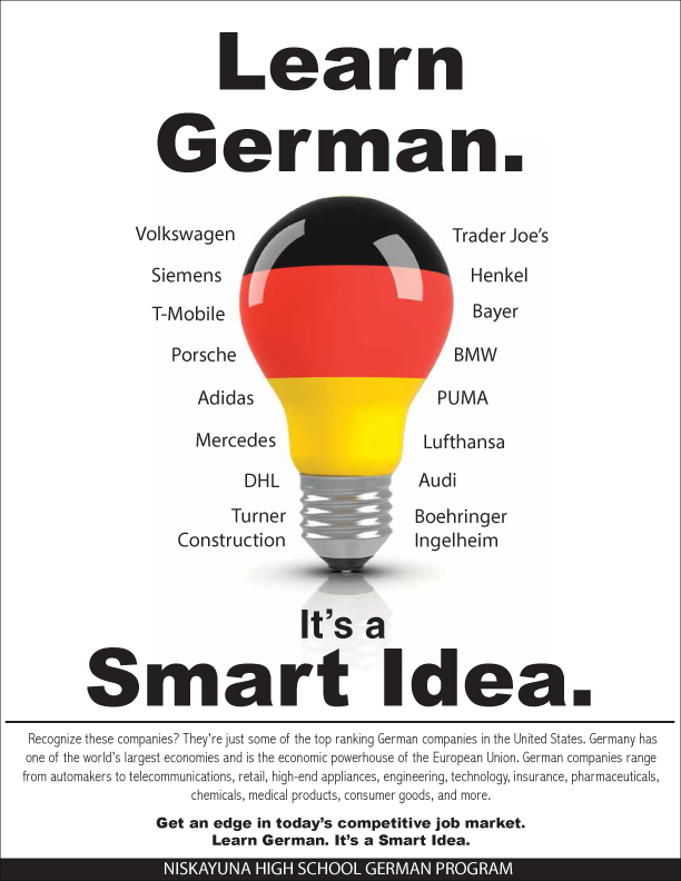 ... Reasons to Learn German! — Niskayuna High School German Program