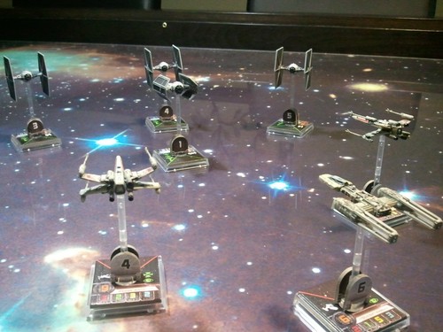 Star Wars X Wing miniatures Ships