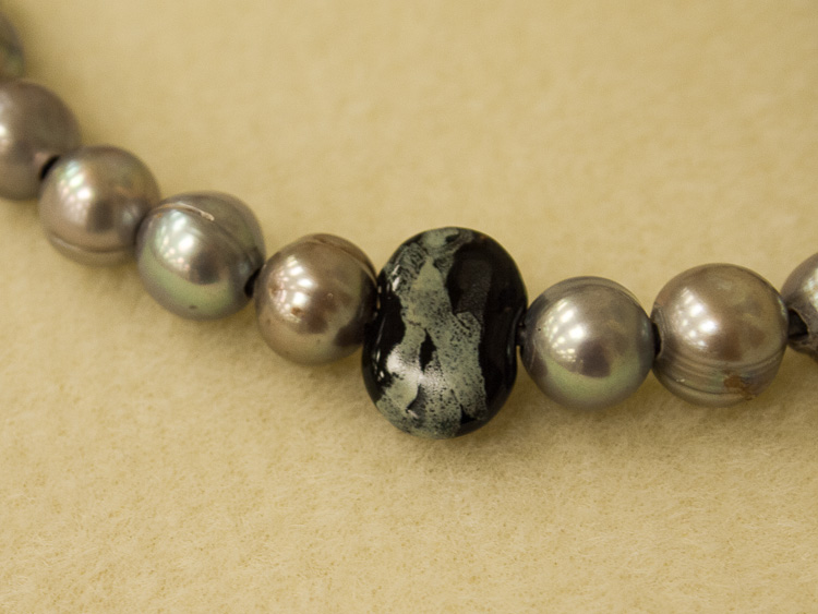 Kazuri Beads with Baroque Pearls