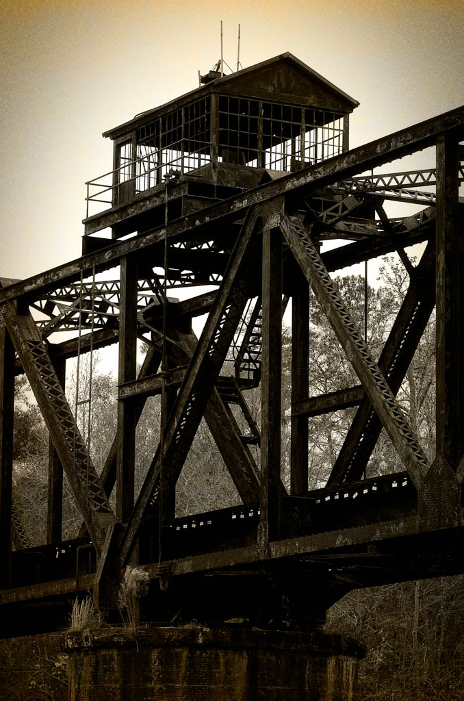 Rusty Railroad Bridge over Southern Georgia