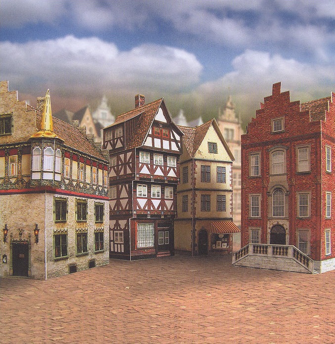 Old Town Paper Model (from 32NorthSupplies)