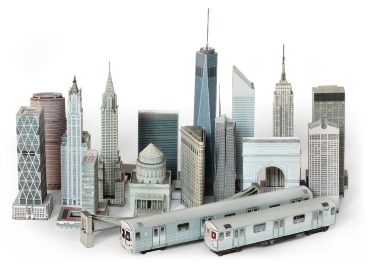 New York City Paper Model (from Build Your Own New York)
