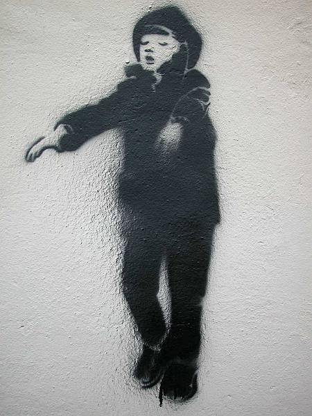 Graffiti sighting of sleepwalking child