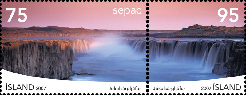 jokularsgljufur stamp, 2007, image © Me