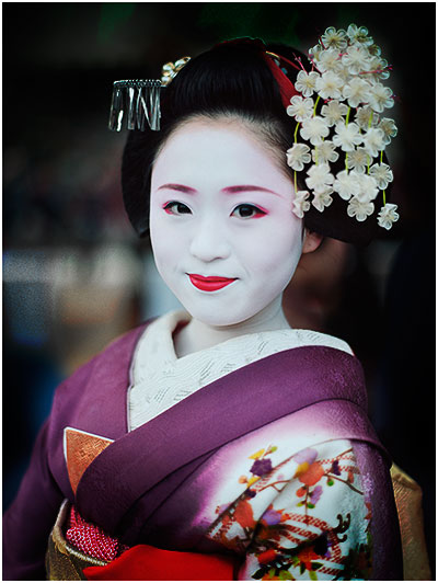 Maiko, Kyoto, February 2014, © Bruce Percy