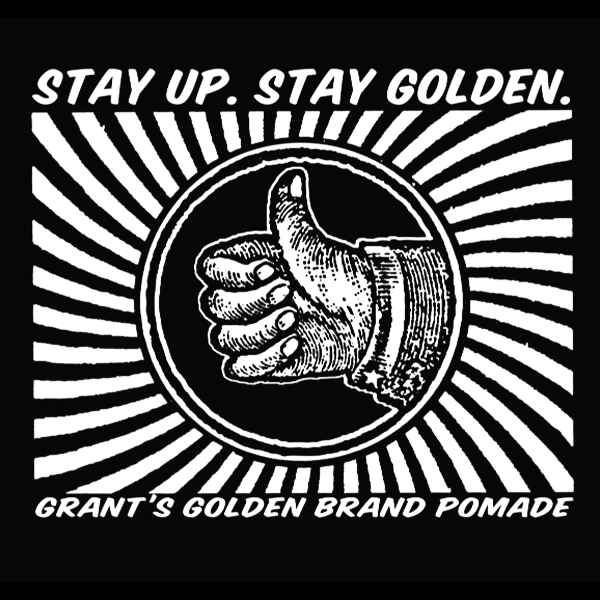 stay up grant's golden brand pomade
