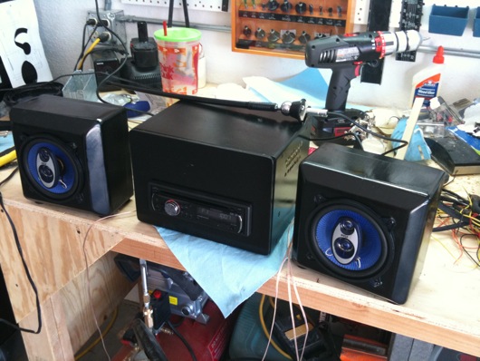 Workshop car stereo boombox
