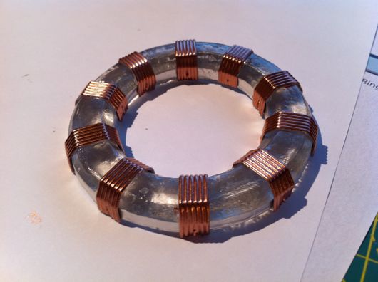 Genuine simulated copper windings