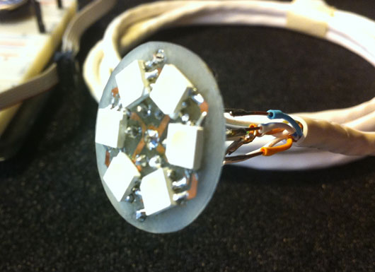 LED Head on power cable