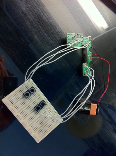RC car remote control circuit board