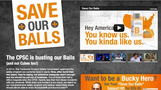 Save Bucky Balls!