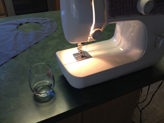 Cape Sewing Machine with Bourbon